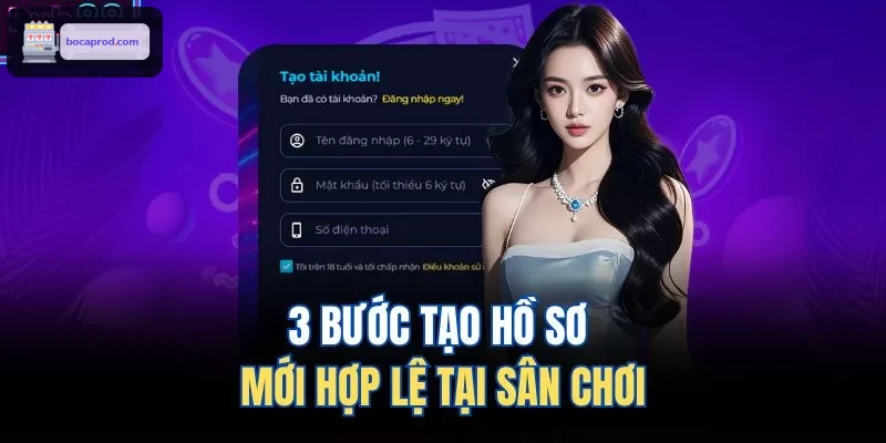 Quy trình tạo hồ sơ mới hợp lệ tại LUCK88